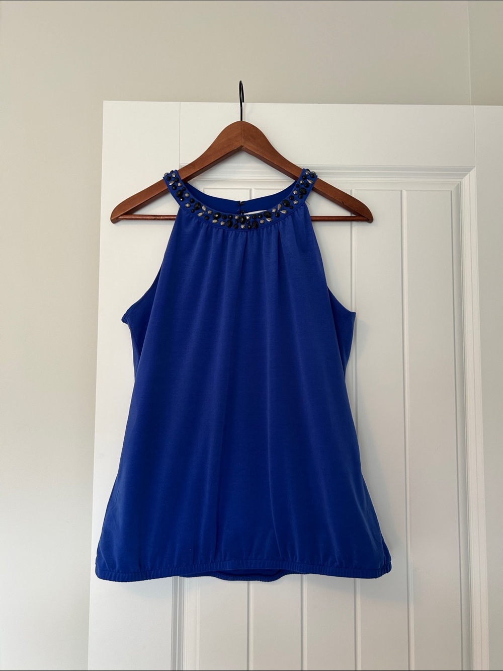 Ricki's Royal Blue Beaded Halter Tank